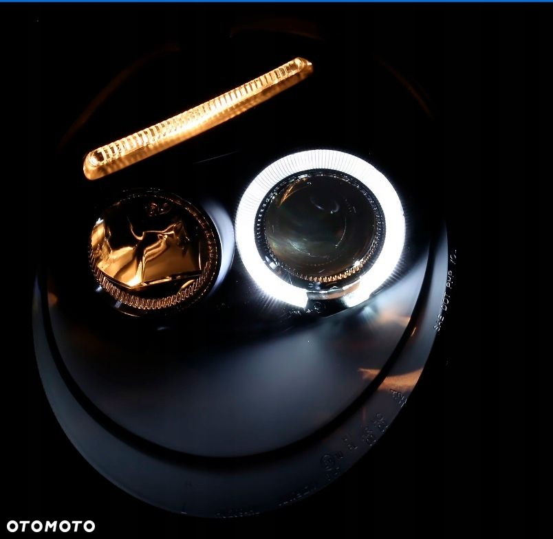 Reflektor Lampy kpl Ringi Angel Eyes Led Tuning VW New Beetle 1c 98- - 3