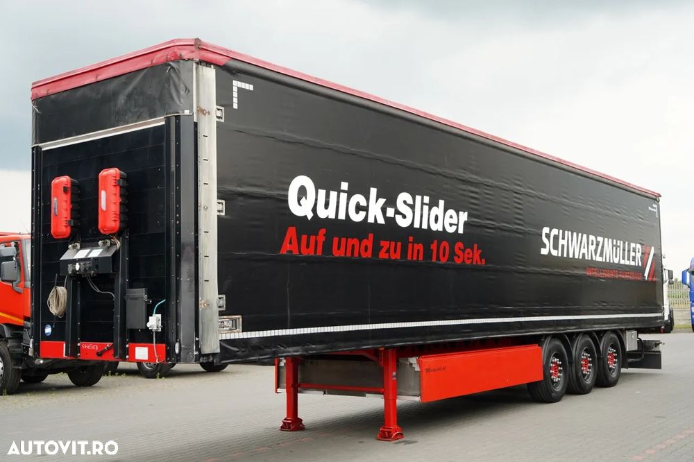 Schwarzmuller CORTINĂ / STANDARD / CORTINĂ RAPIDĂ / COȘ PENTRU PALEȚI / AXE SAF - 1