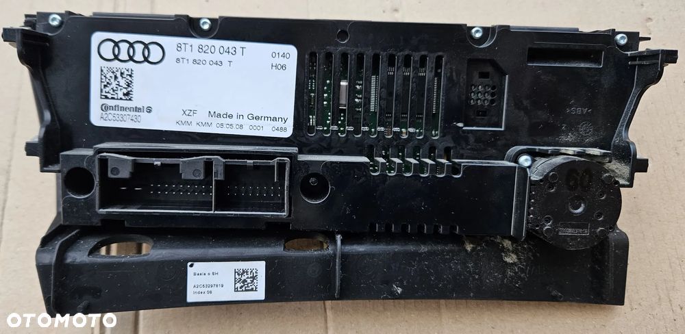 Audi A4 B8 panel sterowania klimatyzacji nawiewu  8T1820043T - 2