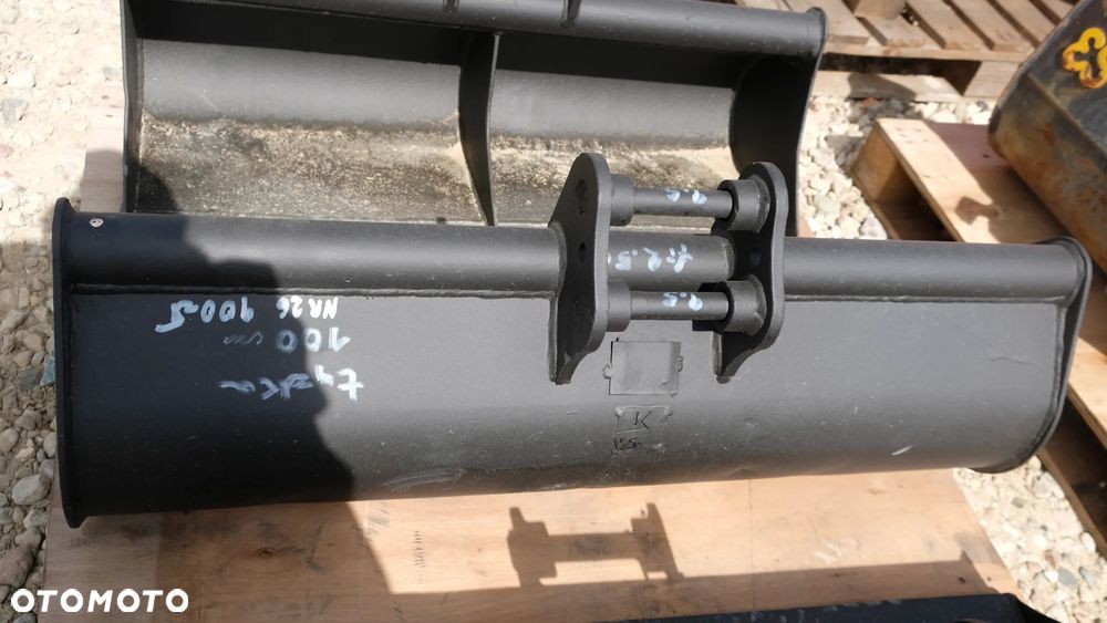 łyżka skarpowa 100cm do minikoparki mocowanie na bolce fi 2,5cm - 1