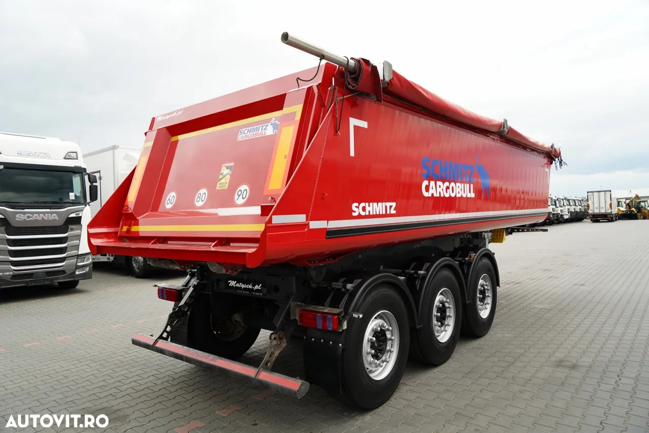 Schmitz Cargobull BASCULĂ / ALUMINIU / 24 m3 / 2021 / ANVELOPE 100% / GREUTATE: 5100 KG / AXĂ RIDICATĂ - 7