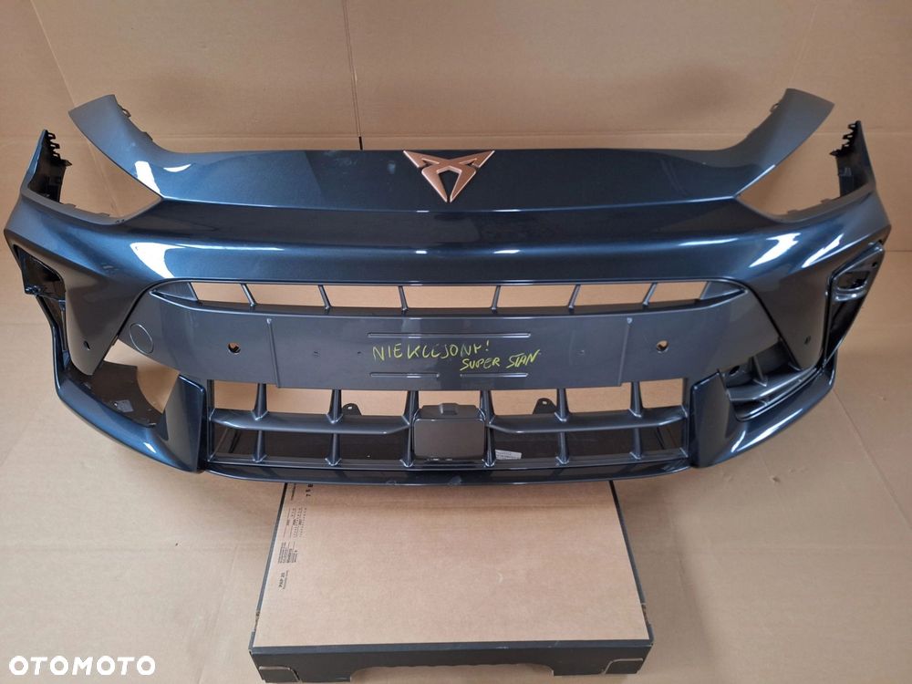 CUPRA LEON IV LIFT 24- BDB NIE KLEJONY! ZDERZAK PRZÓD PRZEDNI W KOLOR: 9DG MAGNETIC TECH GREY S7H 5FA807221K WYSYŁKA 24H - 1