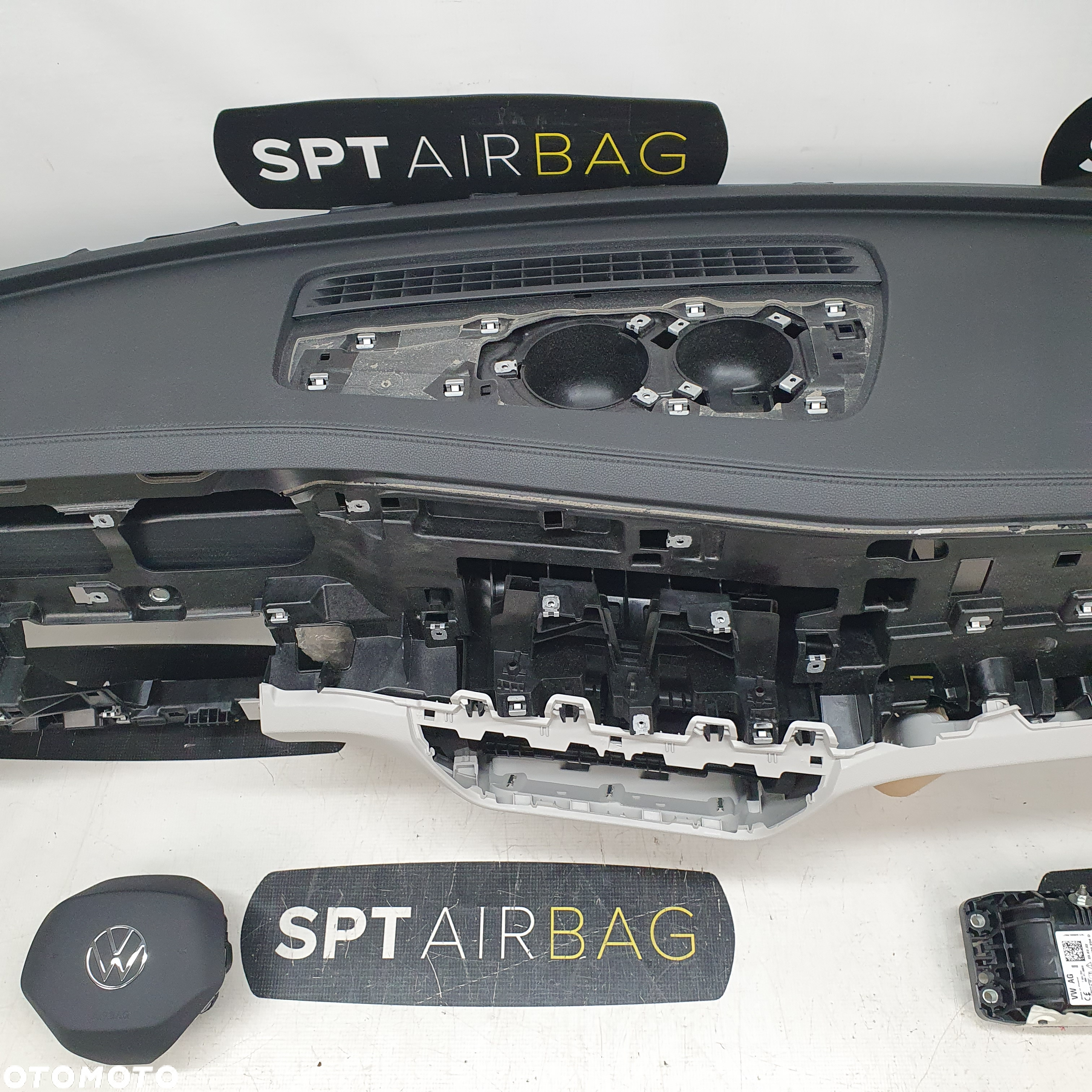 VW PASSAT B9 DESKA ROZDZIELCZA KONSOLA KOKPIT DWUKOLOROWA PULPIT PODUSZKI AIRBAG AIR BAG PASY KIT SET - 3