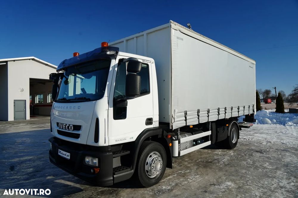 MAN EUROCARGO 160E25 E6 / CORTINĂ - 6 m / HAYON LATERAL / HAYON HIDRAULIC / AUTOMAT / - 2