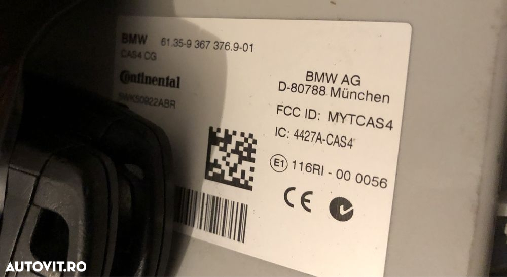 Kit pornire calculator ecu dde cas4 chei bmw F10 535xd euro 6 2015 313 - 7