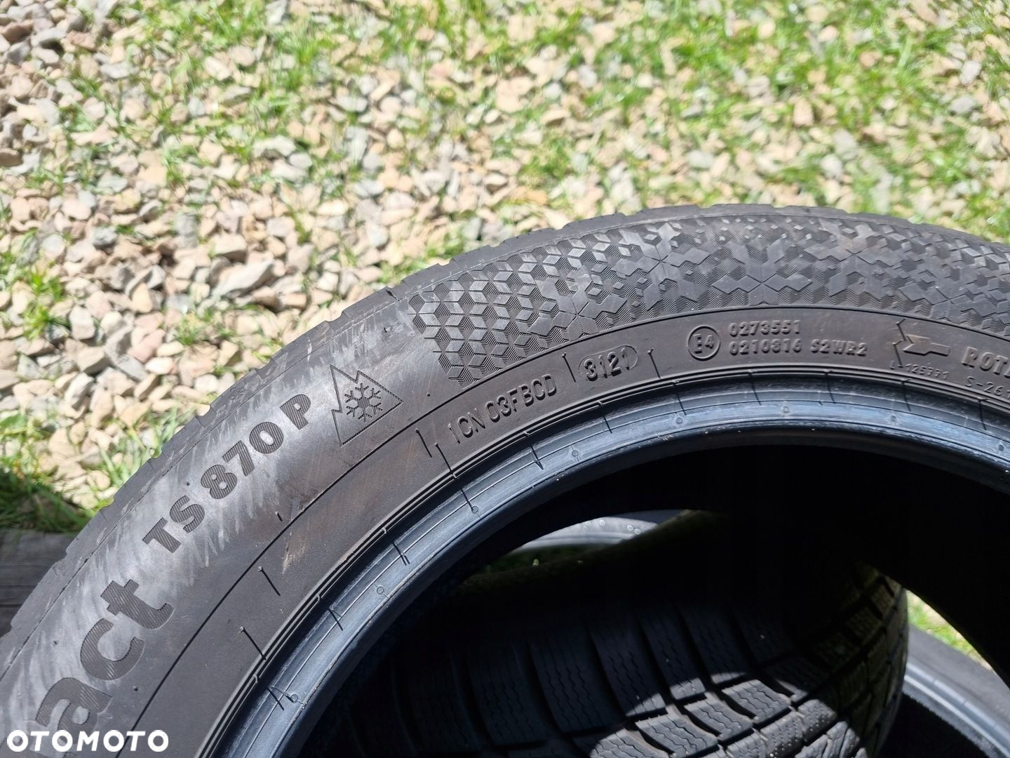 OPONY CONTI WINTER CONTACT TS870P 215/55r17 98V 2021r.2x6,2mm bdb stan - 8