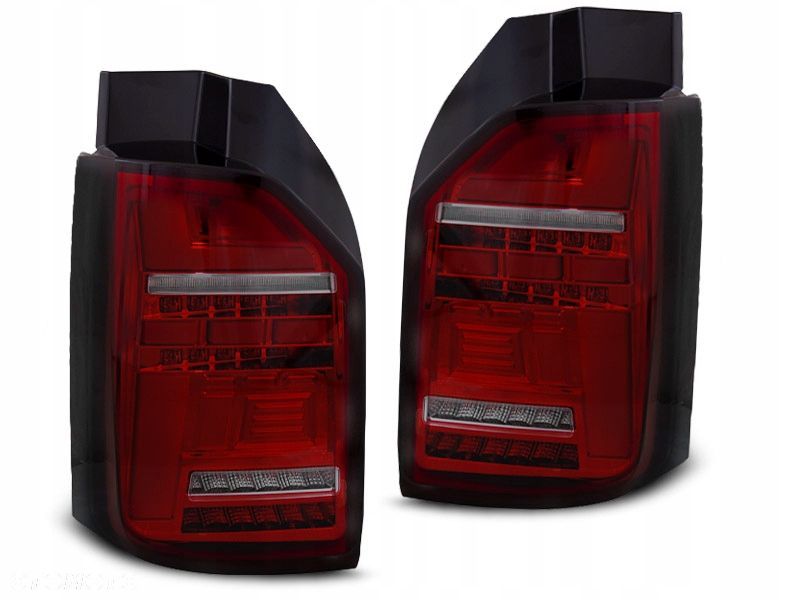Lampy Tylne Diodowe Vw T6 / T6.1 2015-21 Red Smoke Led Dts - 1