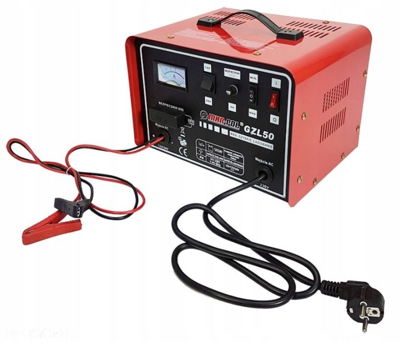 Prostownik samochodowy Szybkie ładowanie GZL50 12/24V 50A MarPol - 1