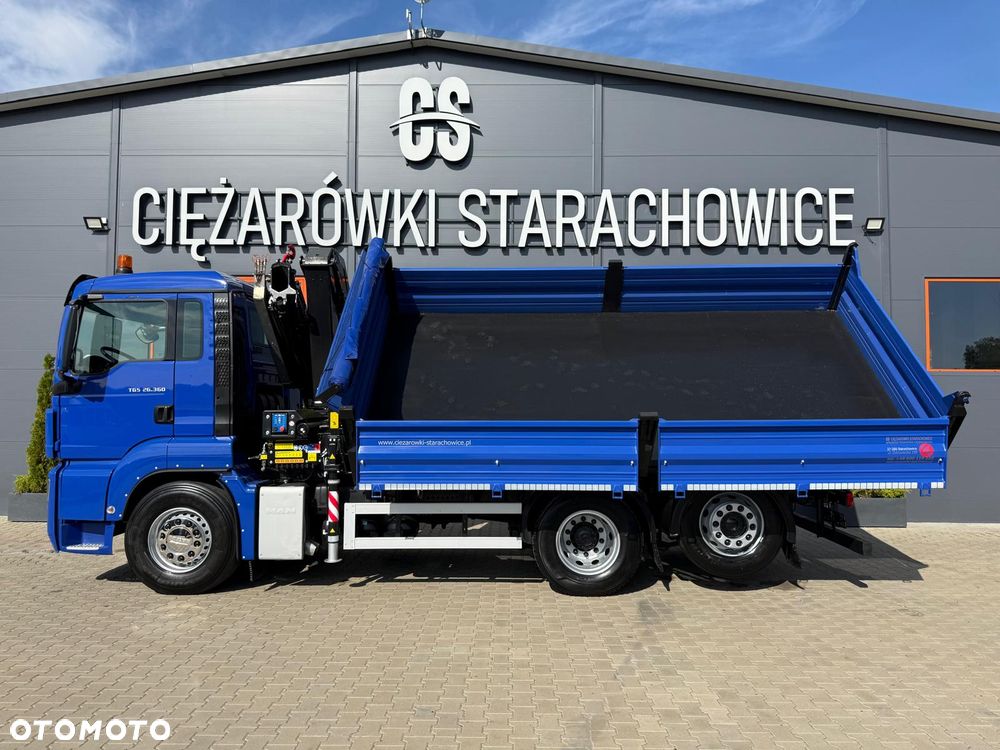 MAN TGM TGS TGX 26.360 // E5 // 6x2 6x4 // WYWROTKA 3-S // HMF 1420 K2 // kipper, krane, crane, żuraw, dźwig, wywrot - 17