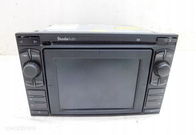 SKODA SUPER B I 04r RADIO Z NAWIGACJĄ SKODAAUTO 1U0035191B - 1