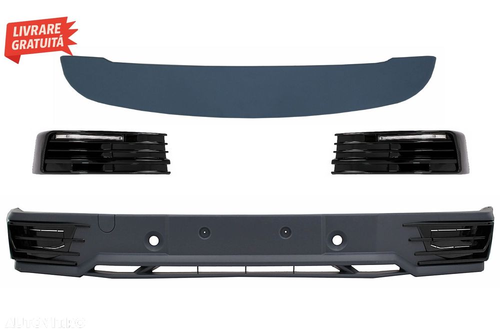 Prelungire Bara Fata Extensie Add-on cu Lumini de zi LED DRL si Eleron Luneta VW T- livrare gratuita - 1