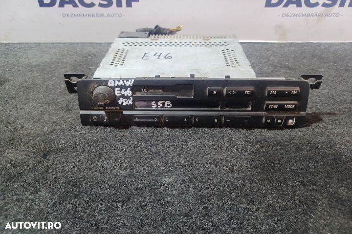 Radiocasetofon BMW Seria 3 E46 [1997 - 2003] Sedan 4-usi 316i MT (105 - 1