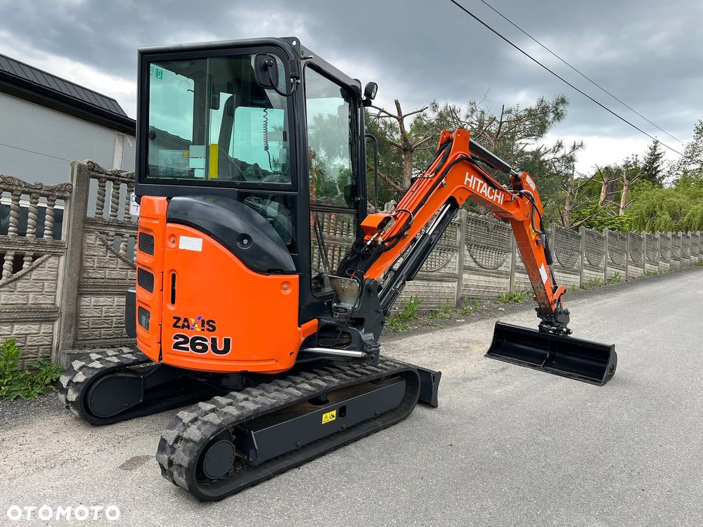 Hitachi ZAXIS 26U | Minikoparka | HITACHI ZX26 U | 3 Tony | Zerowy Obrys | Szybkozłącze Hydrauliczne | Stan IDEALNY | Mini Koparka | - 14