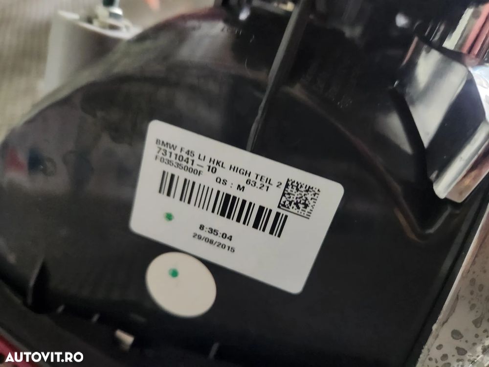 Lampa Stop Tripla Stanga Dreapta Hayon Haion Bmw Seria 2 F45 F46 Cod 7311041 7311042 - 10