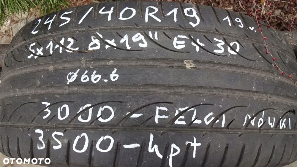 Koła letnie 19 5x112 Audi VW Mercedes Seat Skoda ET30 66,6 MAM A5-8019 - 4