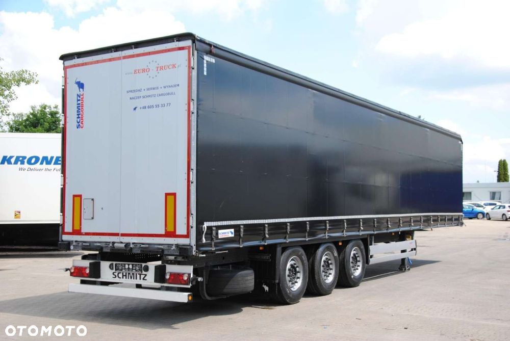 Schmitz Cargobull SCS kurtyna, podnoszona oś - 4