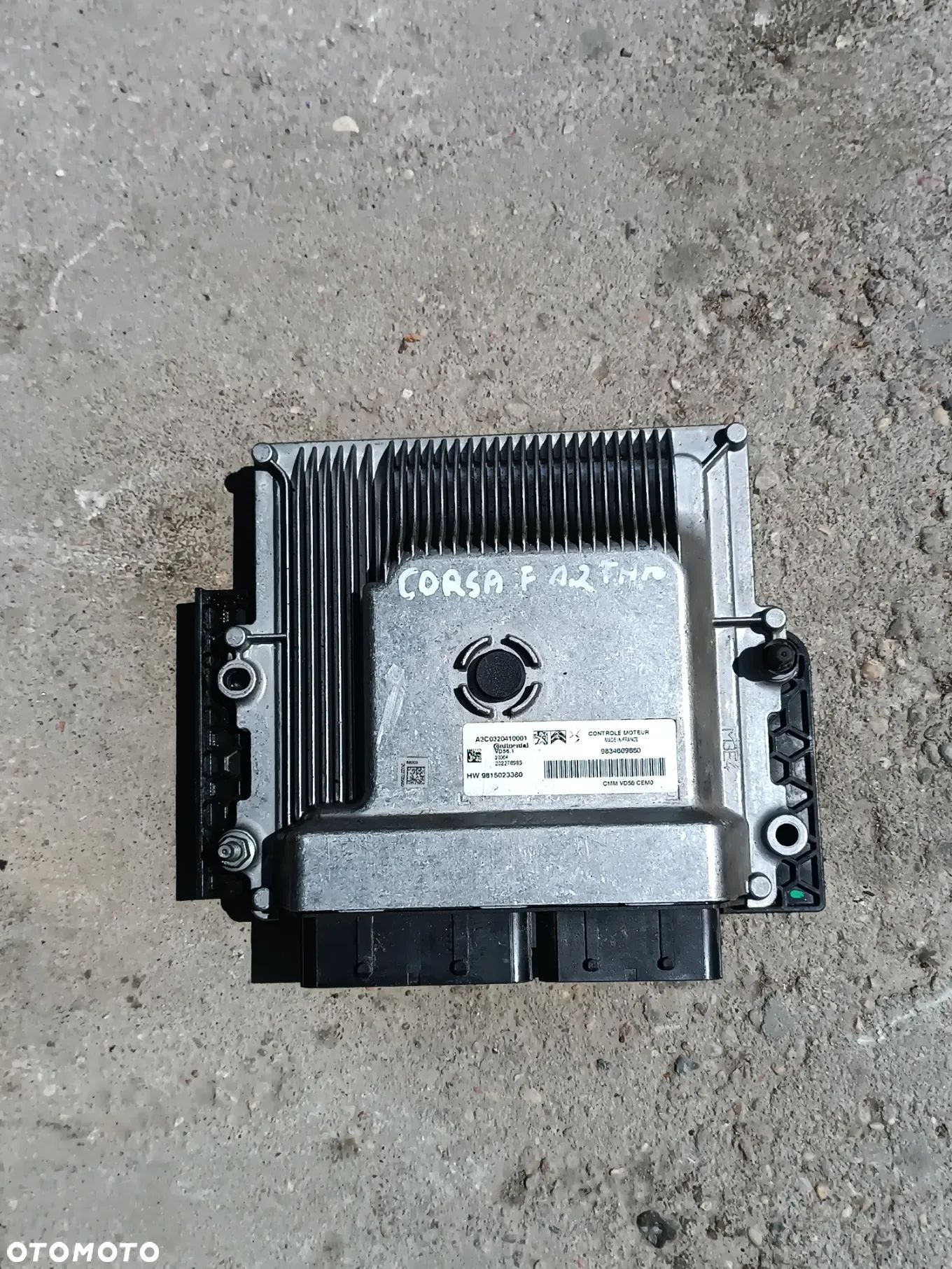 STEROWNIK SILNIKA KOMPUTER ECU 9815023380 9834609880 OPEL CORSA F, 208 II 1.2 THP - 1