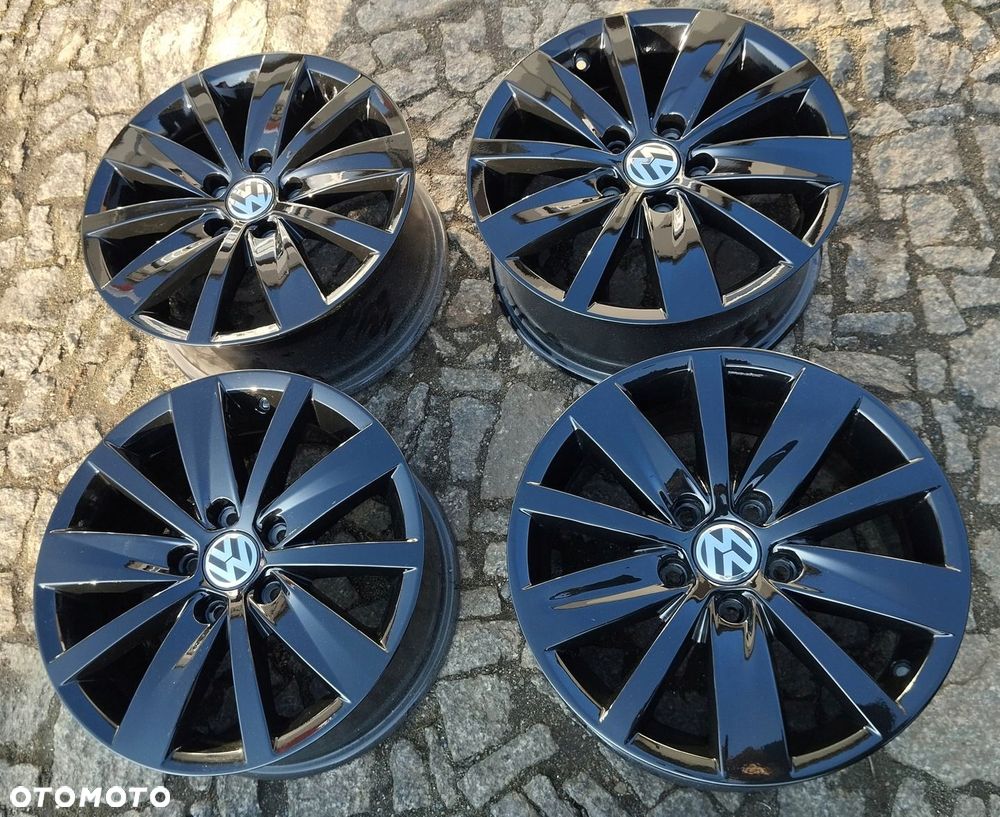 FELGI ALU 5X112 VW OE 16 7J ET 45 PASSAT GOLF JETTA TOURAN CADDY - 7