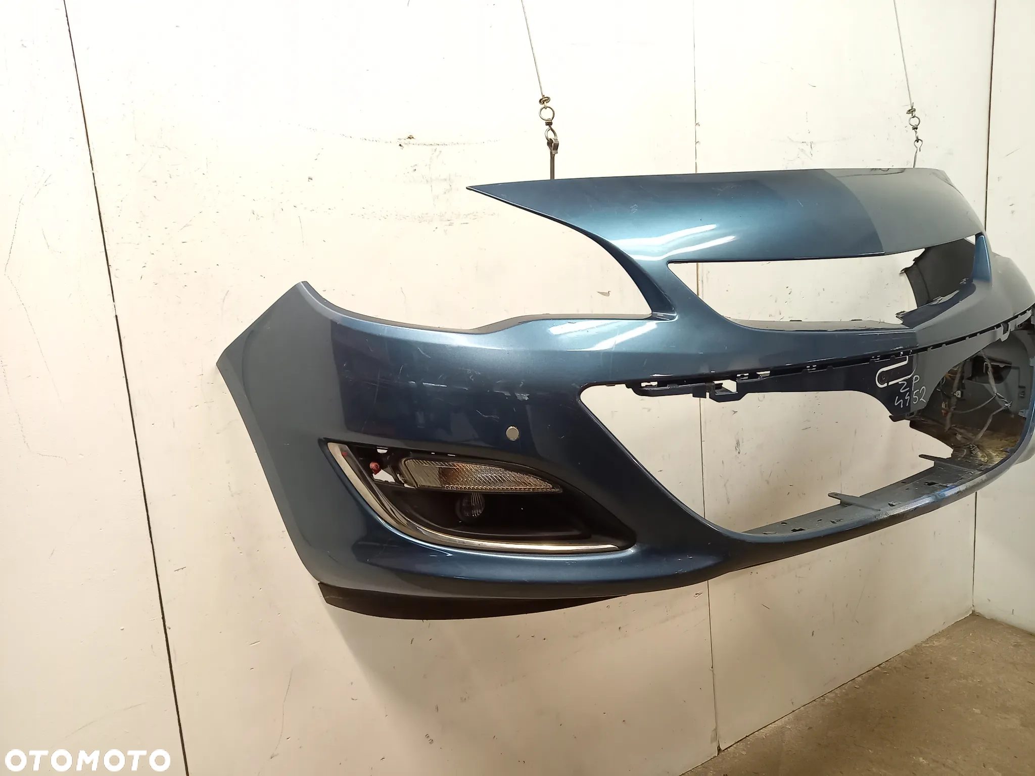 Opel Astra J IV 4 LIFT Zderzak przedni przod chromy halogeny kratki - 3
