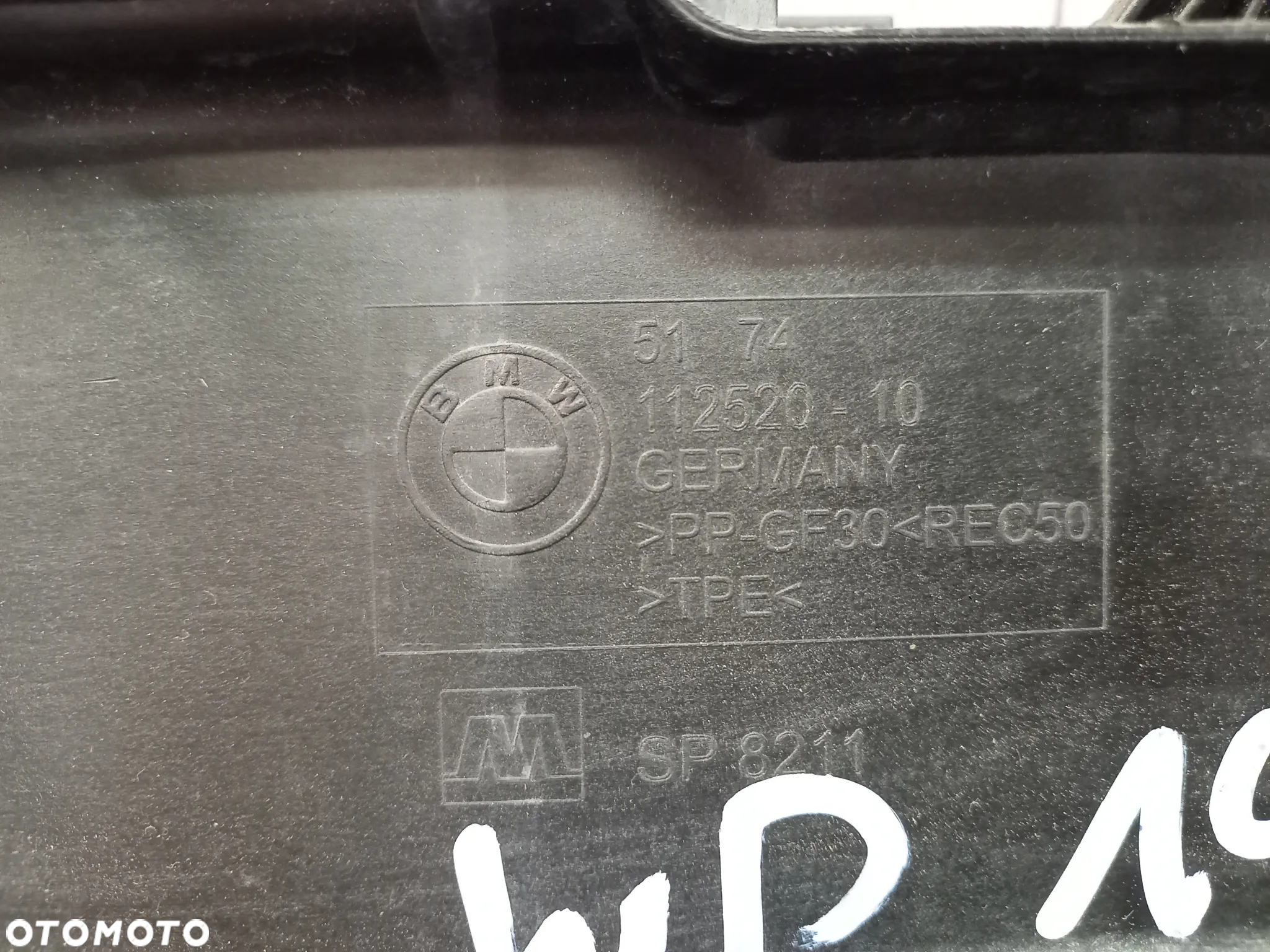 Bmw X2 F39 pas wzmocnienie czołowe żaluzja aktywna roleta - 6