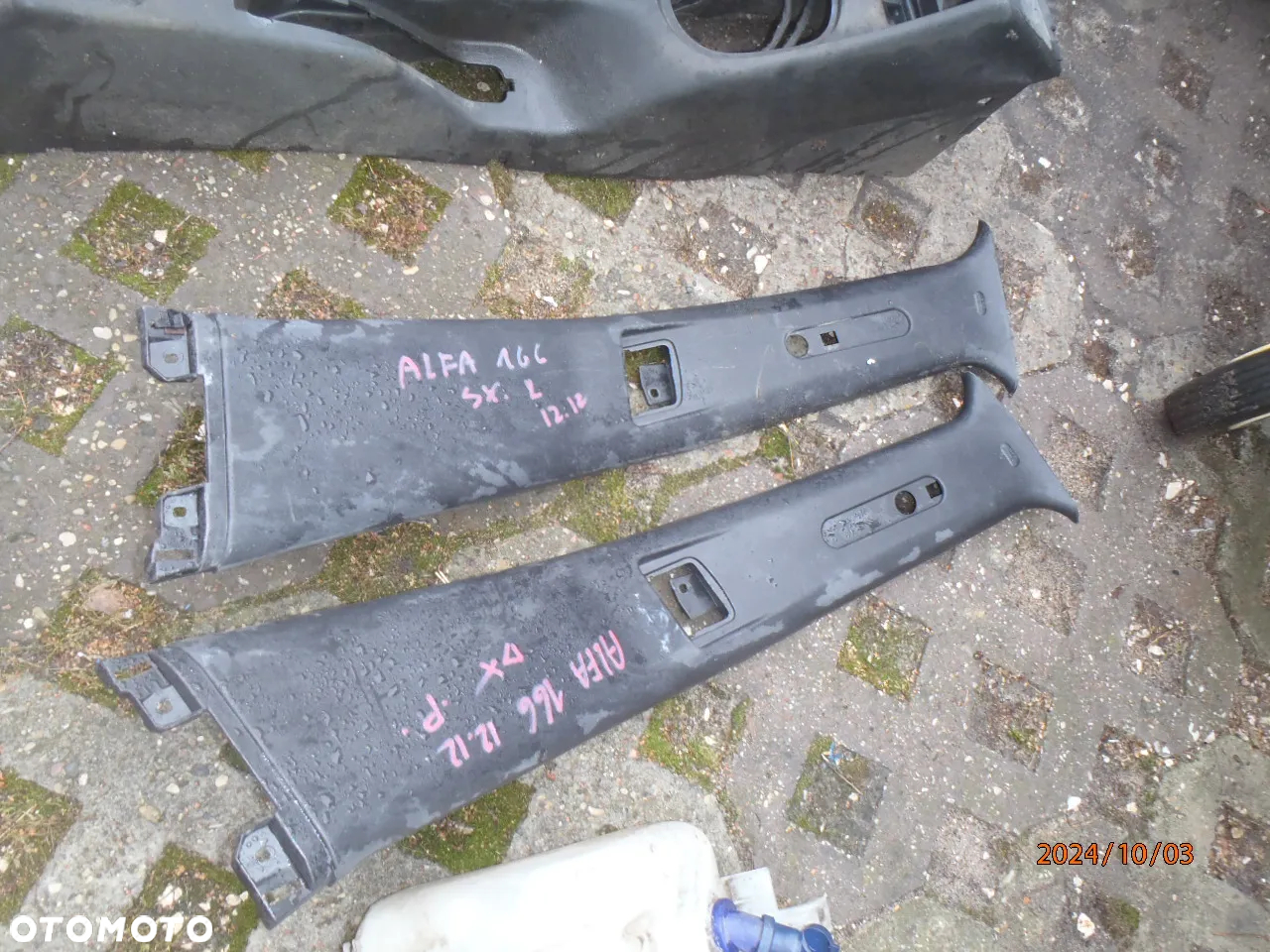 listwa progowa nakładka osłona słupka bagażnika podszybie alfa romeo 147 156 - 15