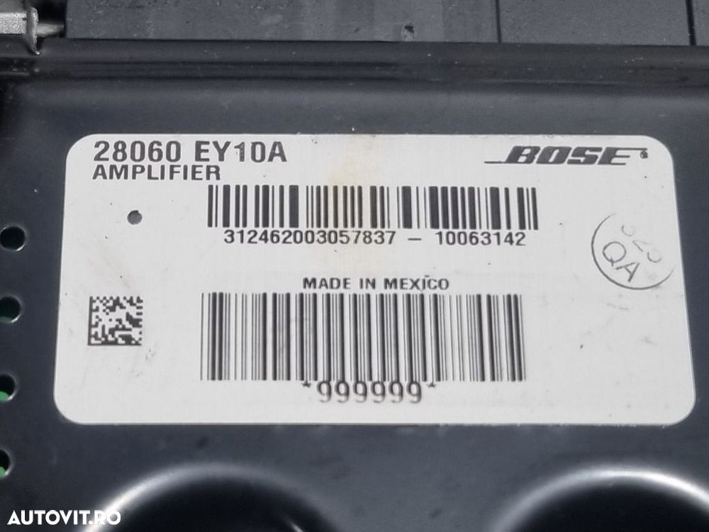 Amplificator audio Nissan Qashqai Facelift 2010 - 2013 (1432) 28060ey10a - 3