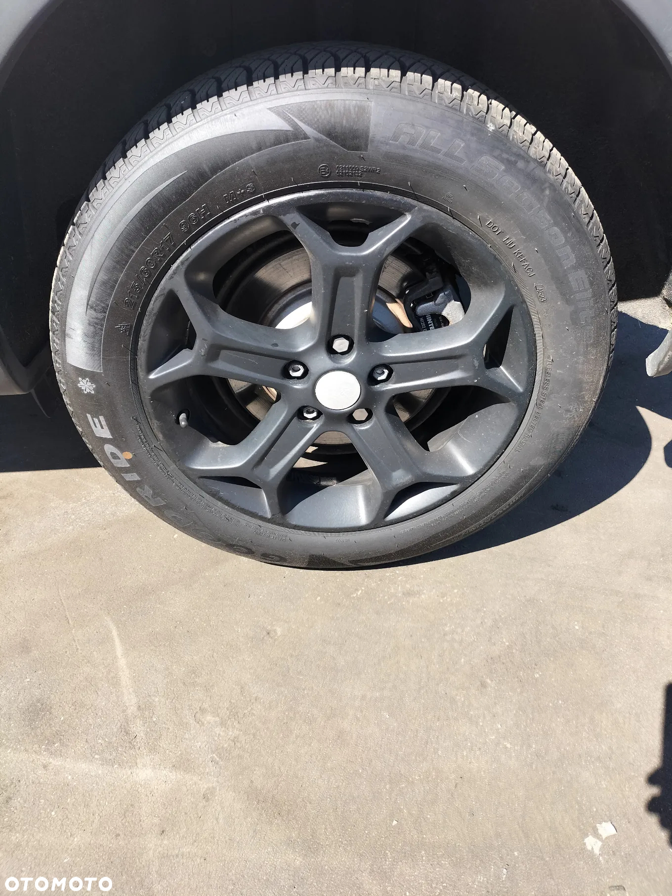 KOMPLET FELG Z OPONAMI 215/60r17 FORD KUGA I 2.0 TDCI 163KM 4X4 AUTOMAT KOD LAK. 58 FROZEN WHITE - 5