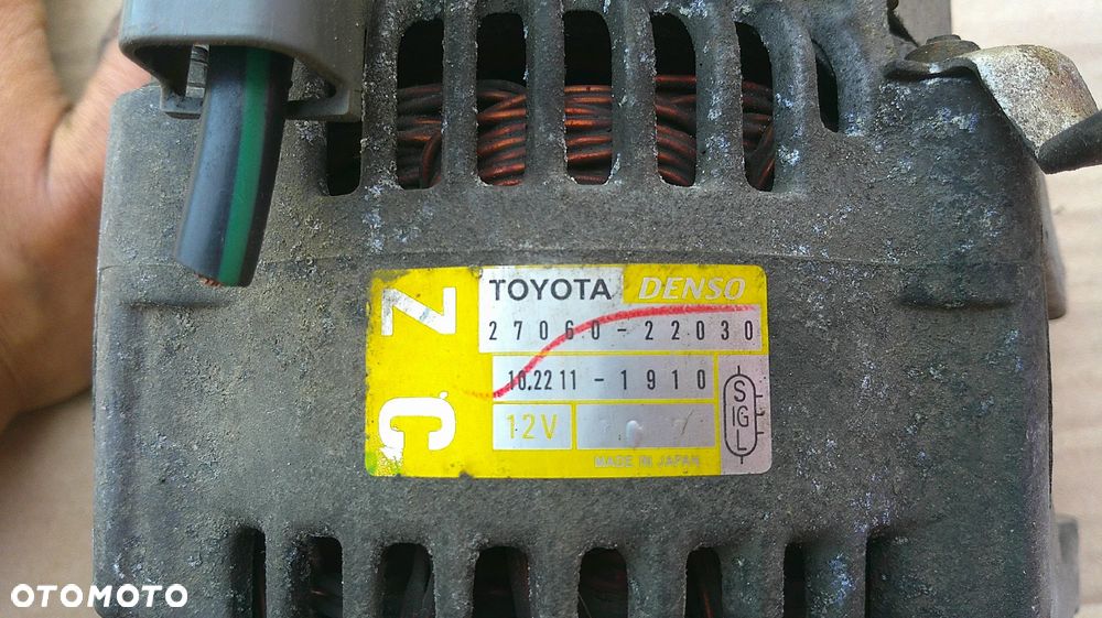 TOYOTA COROLLA E12 1.6 ALTERNATOR - 6