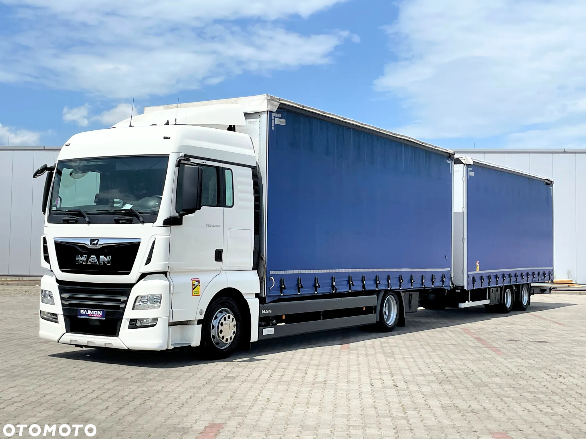 MAN TGX 18.420 / PRZEJAZDOWY / ZESTAW TANDEM 120M3 / 7,75 M + 7,75 M - 2