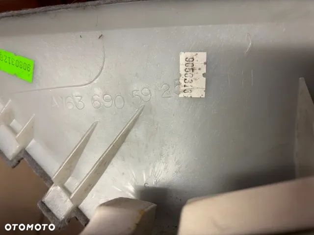 OSŁONA ZAŚLEPKA SŁUPKA PRZÓD LEWA A1636905925 PRAWA A1636906025 MERCEDES W163 - 8