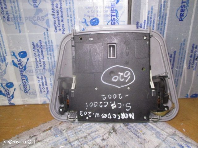 Luz De Teto Plafonier A203820 MERCEDES W203 2002 C200 I MERCEDES W203 2002 C220CDI 143CV 5P CINZA - 2