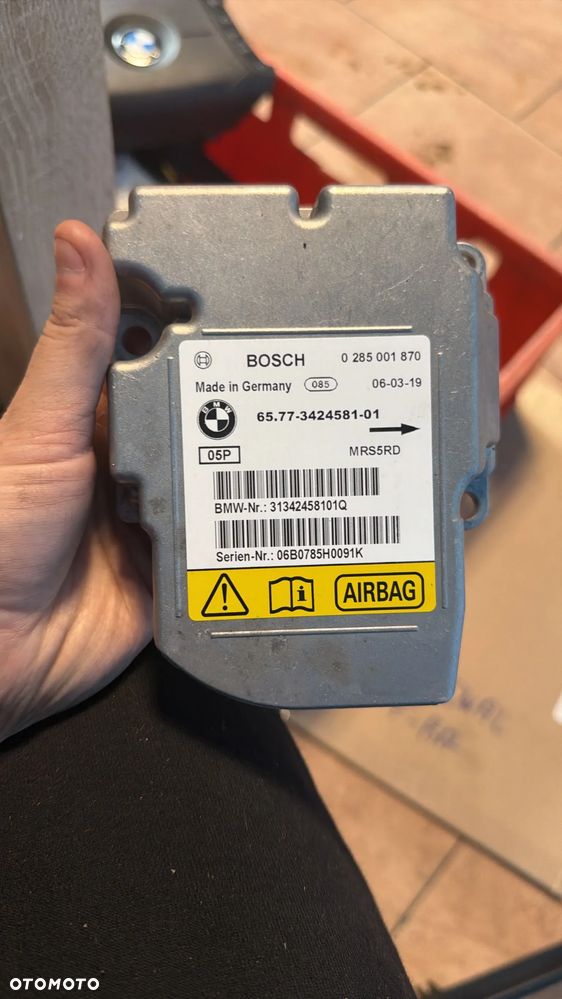 MODUŁ AIRBAG PODUSZEK BMW X3 E83 3424581 - 1