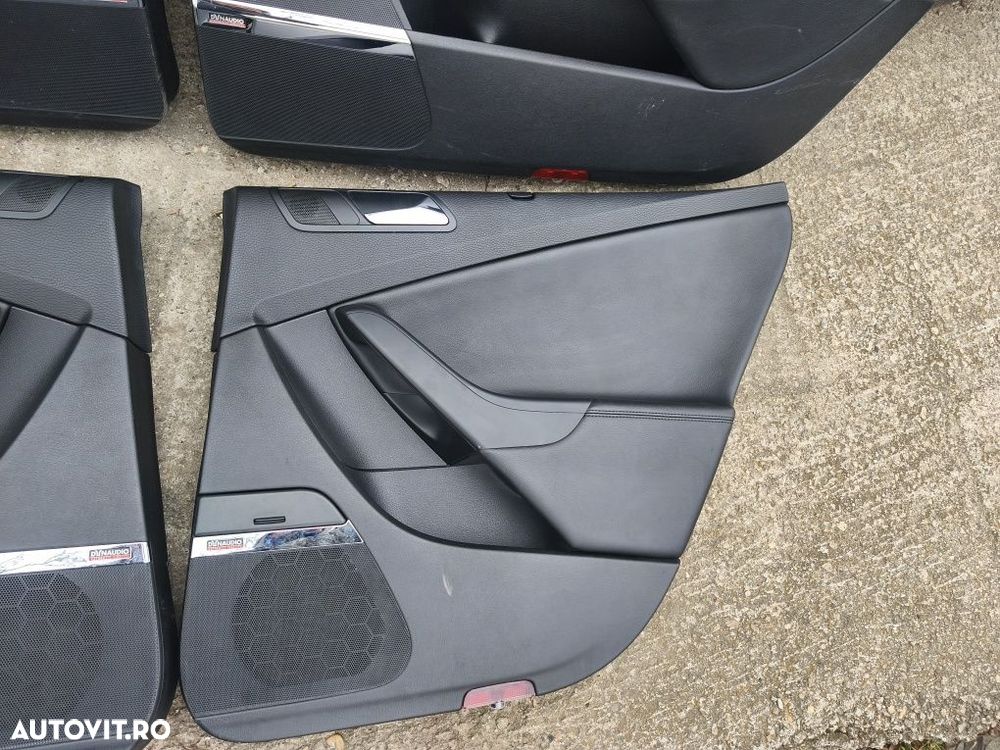 Set fețe de uși piele Dynaudio Volkswagen Passat B6 break variant - 11