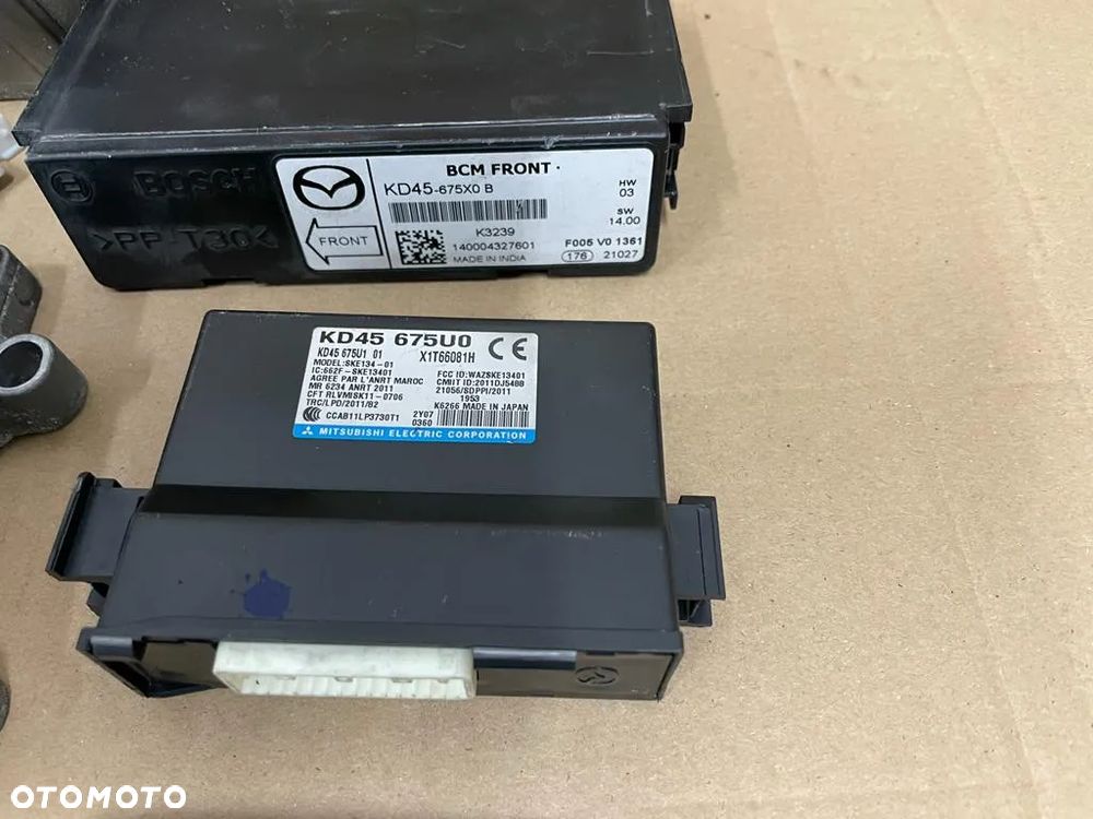 MAZDA 6 III GJ 2.2D ZESTAW DO ODPALENIA KEYLESS KOMPUTER SH0618881E - 3