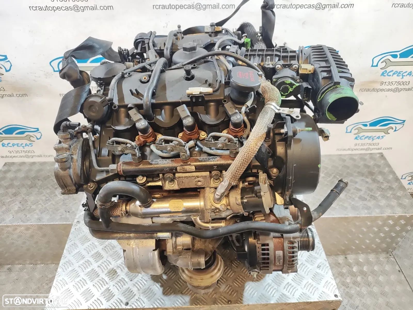 Motor Completo Jaguar Citroen Peugeot Land Rover 204cv 2.7 V6 HDi AJD 276DT DT17TED4 UHZ - 1