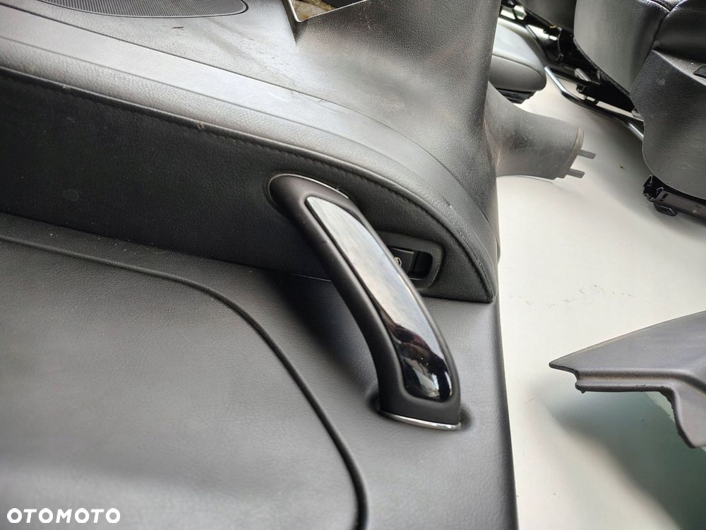 FOTEL FOTELE BOCZKI KOMPLET CZARNA SKÓRA GRZANE PEUGEOT 307 CC - 14