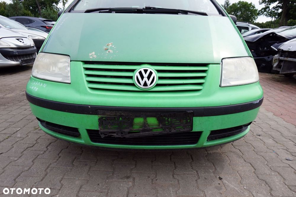 ZDERZAK PRZEDNI SHARAN I MK1 LIFT 7M9 LA9B  ZIELONY VOLKSWAGEN 2000-2010 - 1