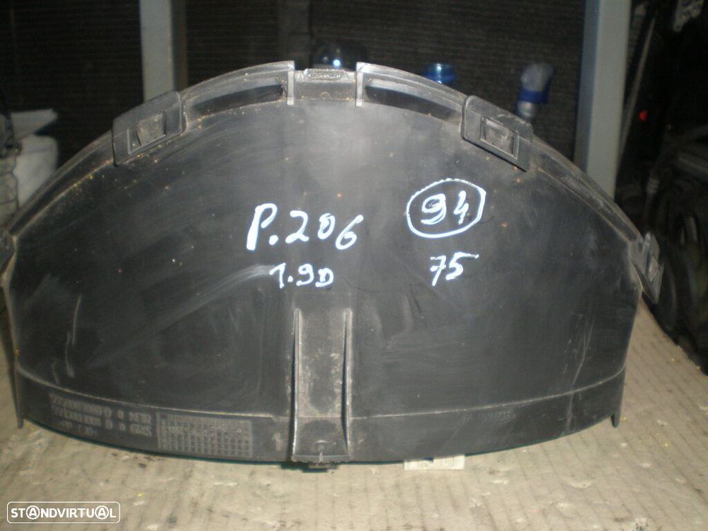 Quadrante 9648836380 PEUGEOT 206 2003 1,9D KM/H DIGITAL PEUGEOT 206 VAN 2005 1.9D 70CV 3P BRANCO KM/H  DIGITAL - 8