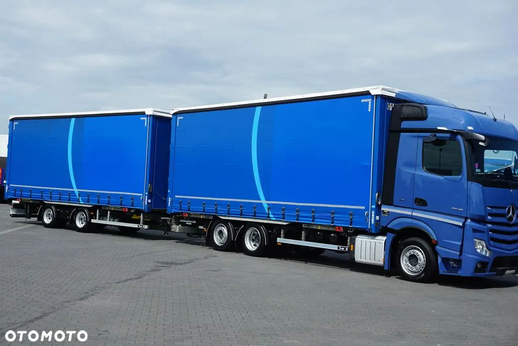 Mercedes-Benz ACTROS / 2545 / ACC / E 6 / MP 5 / ZESTAW PRZESTRZENNY 120 M 3 / BDF 2 X 7,82 M - 4