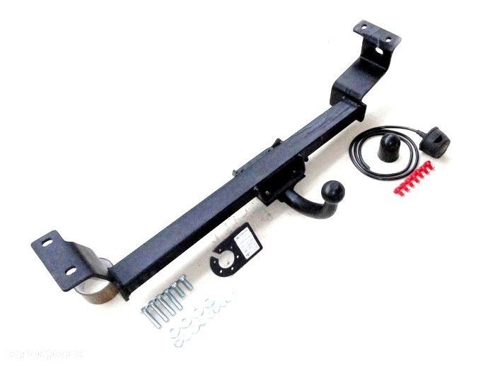 Nowy Kompletny Hak Holowniczy Steinhof + Kula + Wiązka Uniwersalna + Gniazdo elektr. do Toyota Yaris 1 I HTB Hatchback 3 + 5D-drzwiowy od 1999 do 2006 - 1