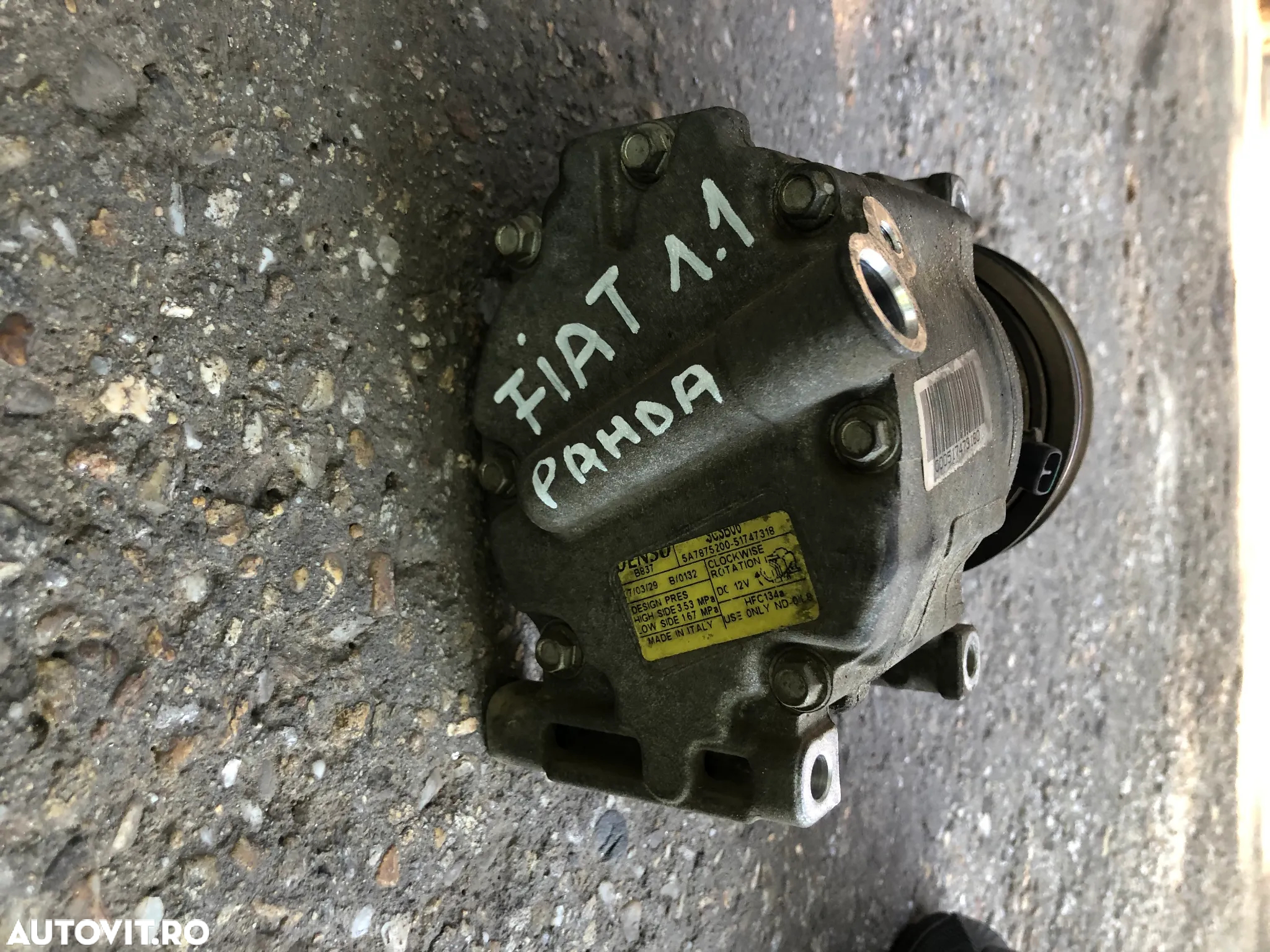 Compresor clima AC Fiat Panda 2007 benzina - 5