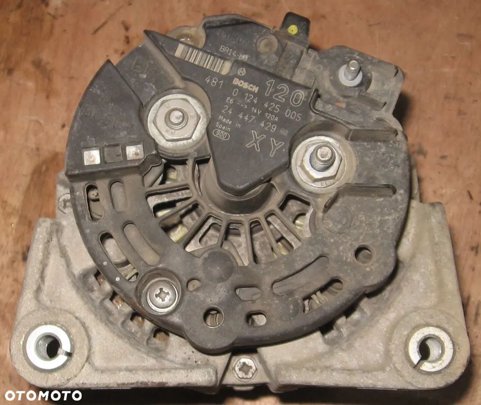 alternator OPEL MERIVA ASTRA III ZAFIRA 1.6 16V 0124425005 - 3