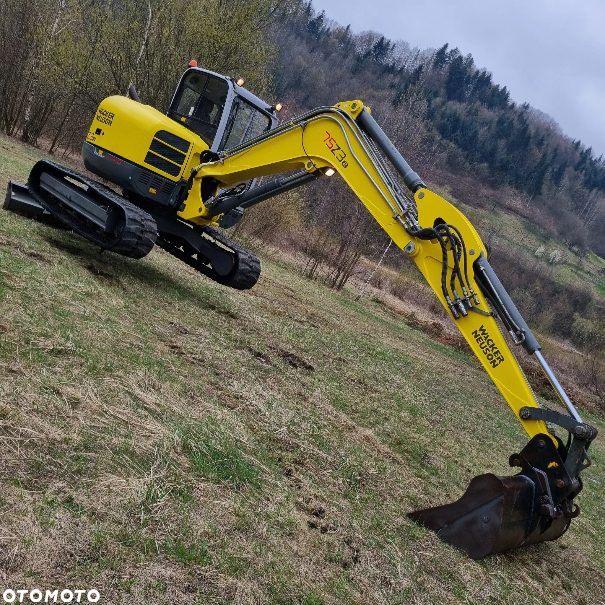Wacker Neuson 8 ton Koparka Gąsienicowa 75Z3- komplet łyżek!- 2015r IMPORT NORWEGIA Klima jak Nowa - 32