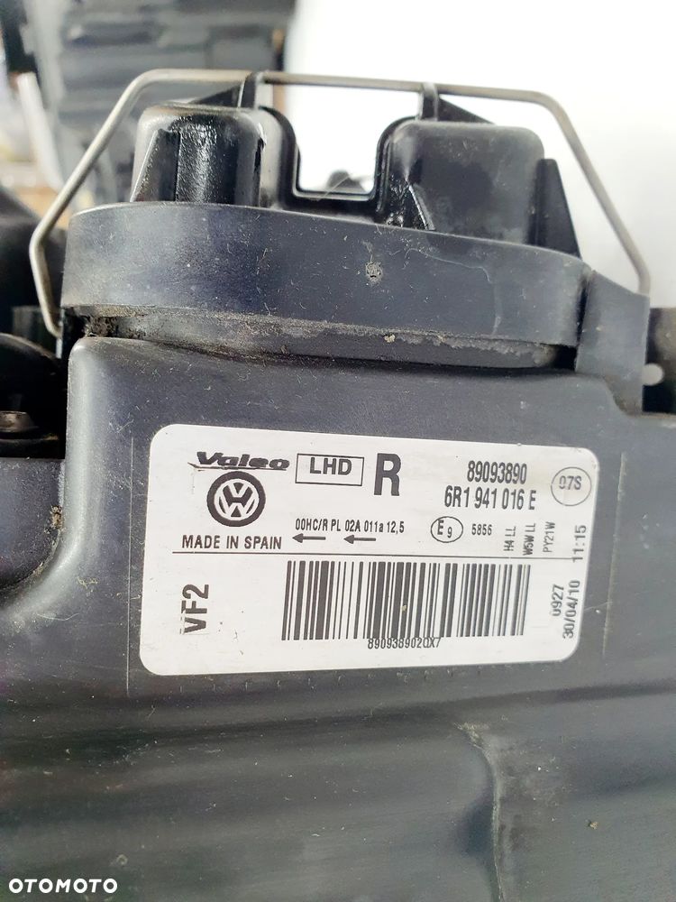 LAMPA LEWA PRAWA PRZÓD VW POLO 6R 09r-14 ORYGINAŁ EU!!! - 12