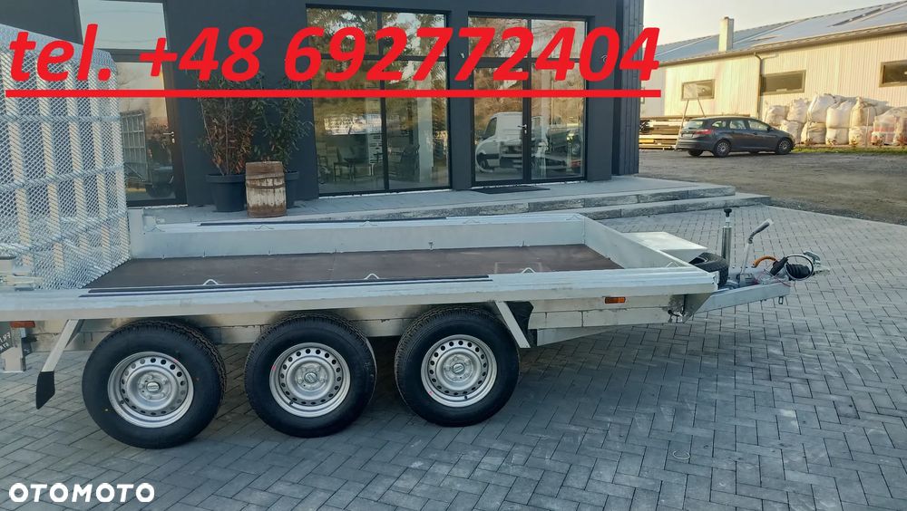 Inny NOWA PRZYCZEPA FRACHT POD MINIKOPARKĘ 400X190 4 metryRÓŻNE WYMIARY OD RĘKI  FRACHT ARTUR KAROL BUDOWLANA 3500 DMC 2700 DMC 3 OSIE 2 OSIE 3 OSIOWA 2 OSIOWA 300X150 350X180 PRZYCZEPA BUDOWLANA LAWETA - 1