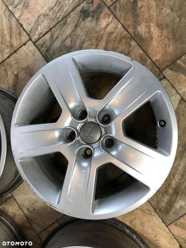 5634. Felgi Aluminiowe Alufelgi R16 5x112 57,1 MM ET 42- Komplet - 4 Szt - Audi A6 C6 A4 B7 - Gwarancja Wysyłka Montaż - 4