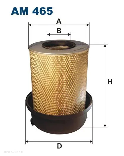 Filtr powietrza AM 465
