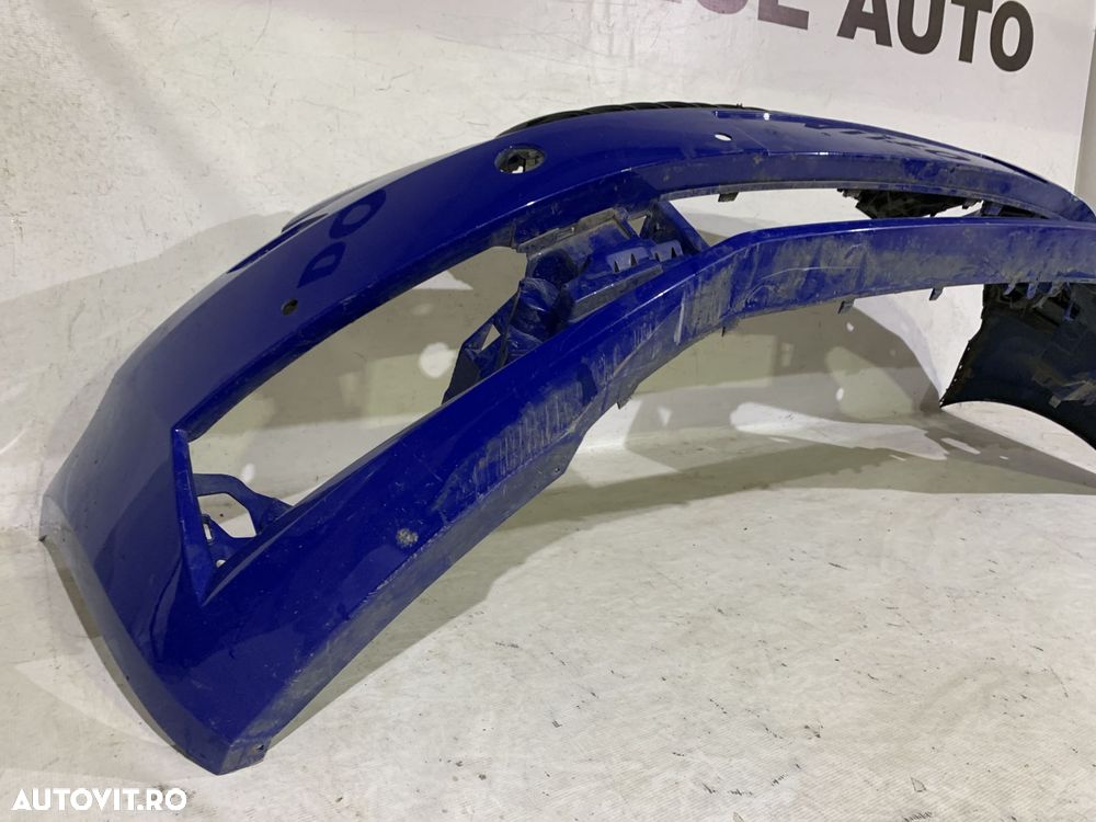 Bara fata Skoda Octavia 3, facelift, 2017, 2018, 2019, 2020, cod origine OE 5E0807221N, cu gauri pentru spalatori faruri si senzori de parcare. - 7