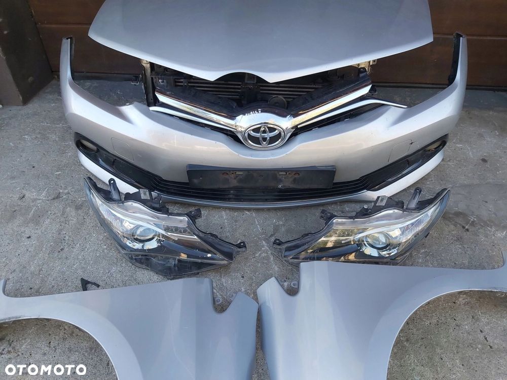 Toyota Auris II LIFT zderzak maska przód błotnik chłodnica pas przedni - 5