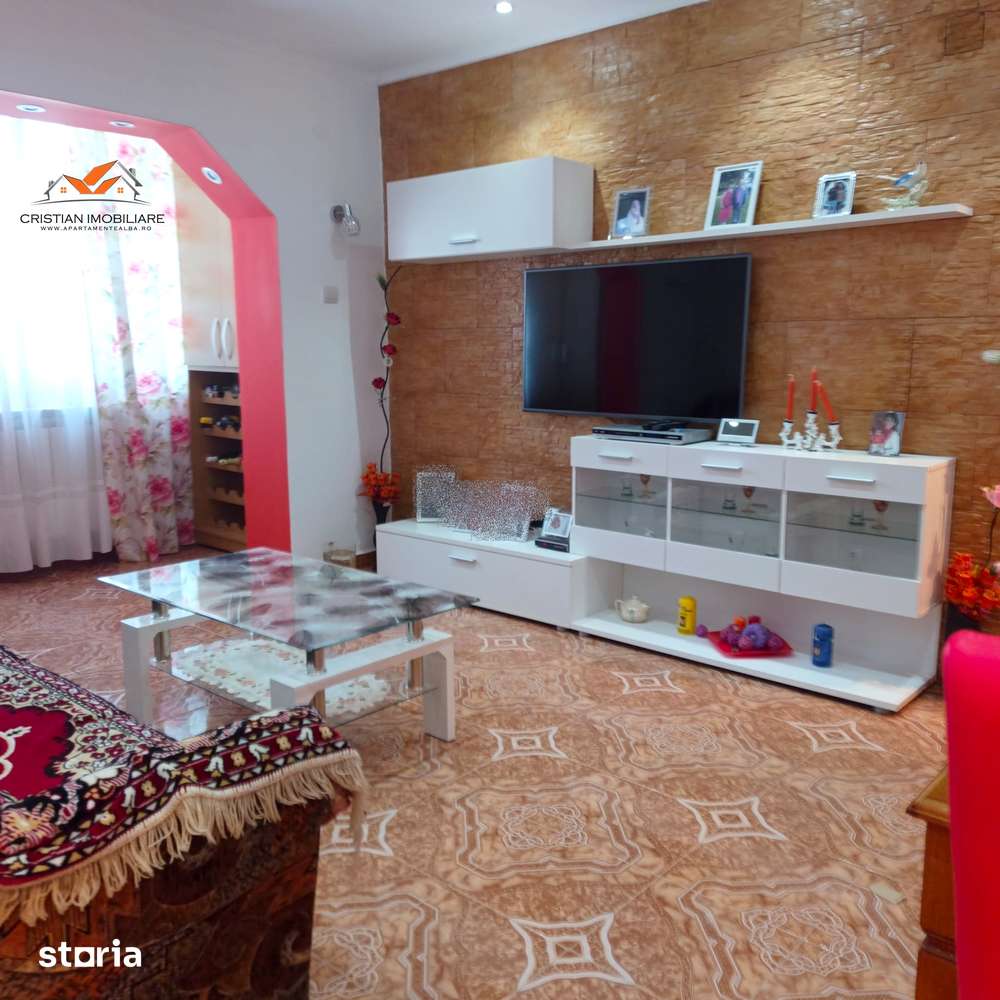 Apartament 2 camere etaj 3, finisat, mobilat, utilat, Blaj! — fotografia 1